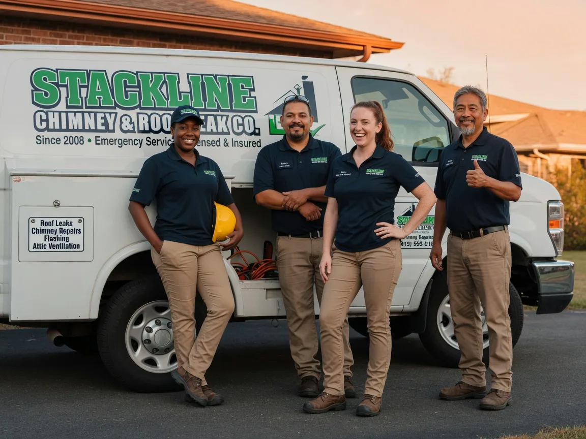 Chimney flashing repair company in Cleveland, MN